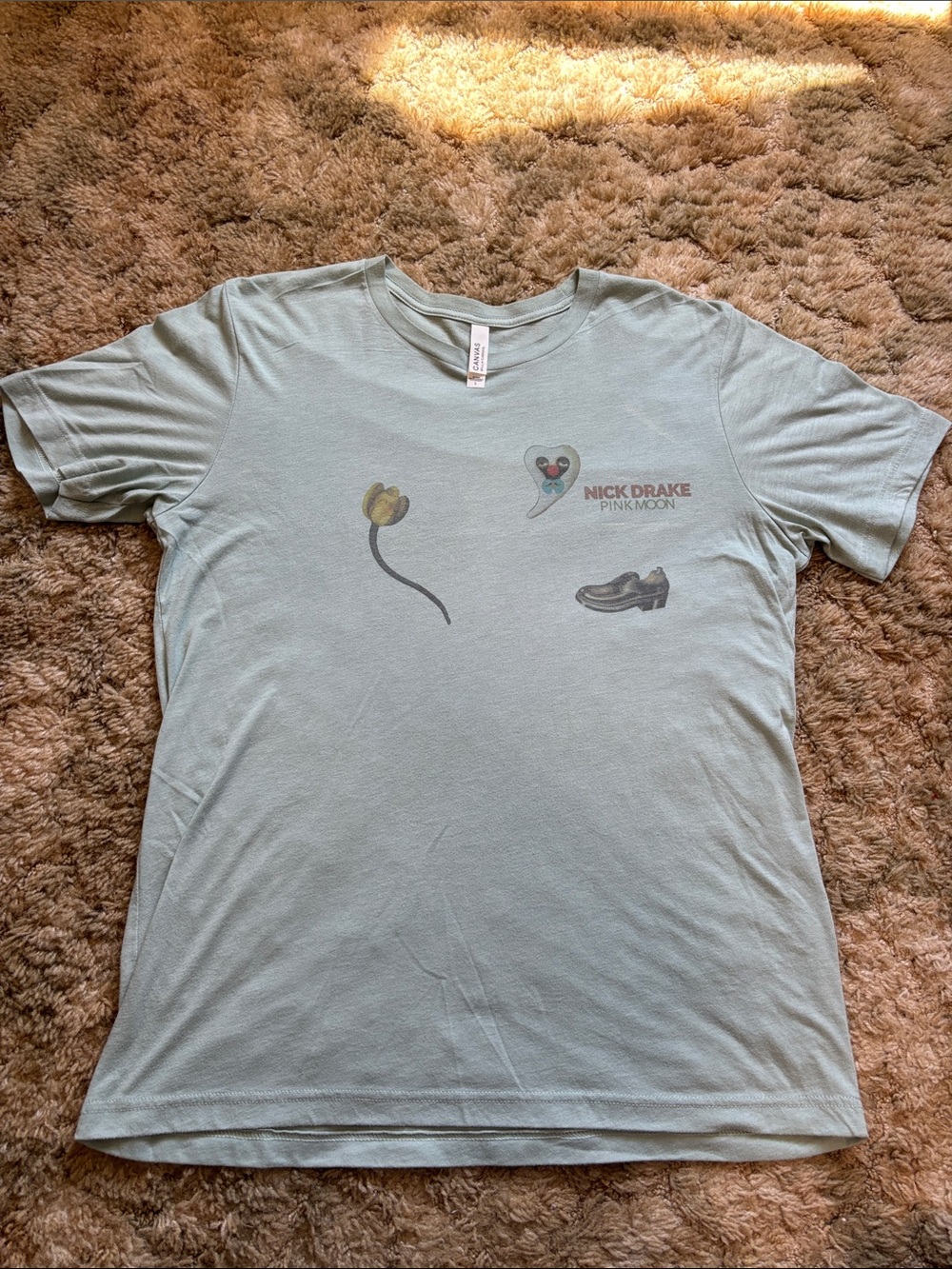 Nick Drake Pink Moon Album Crewneck Tee